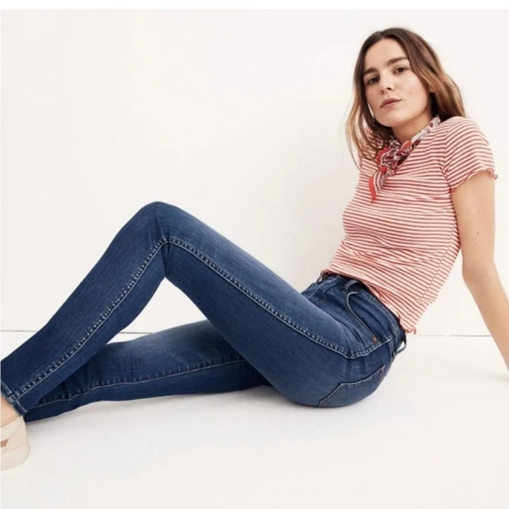 Madewell 9” High Rise Skinny Jeans size 25